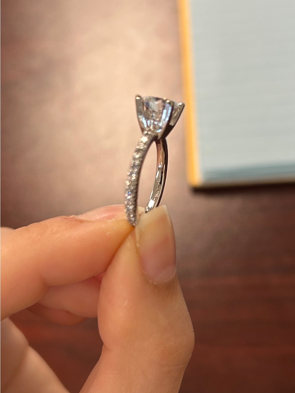 Cubic Zirconia Engagement ring - Picture 5 of 5